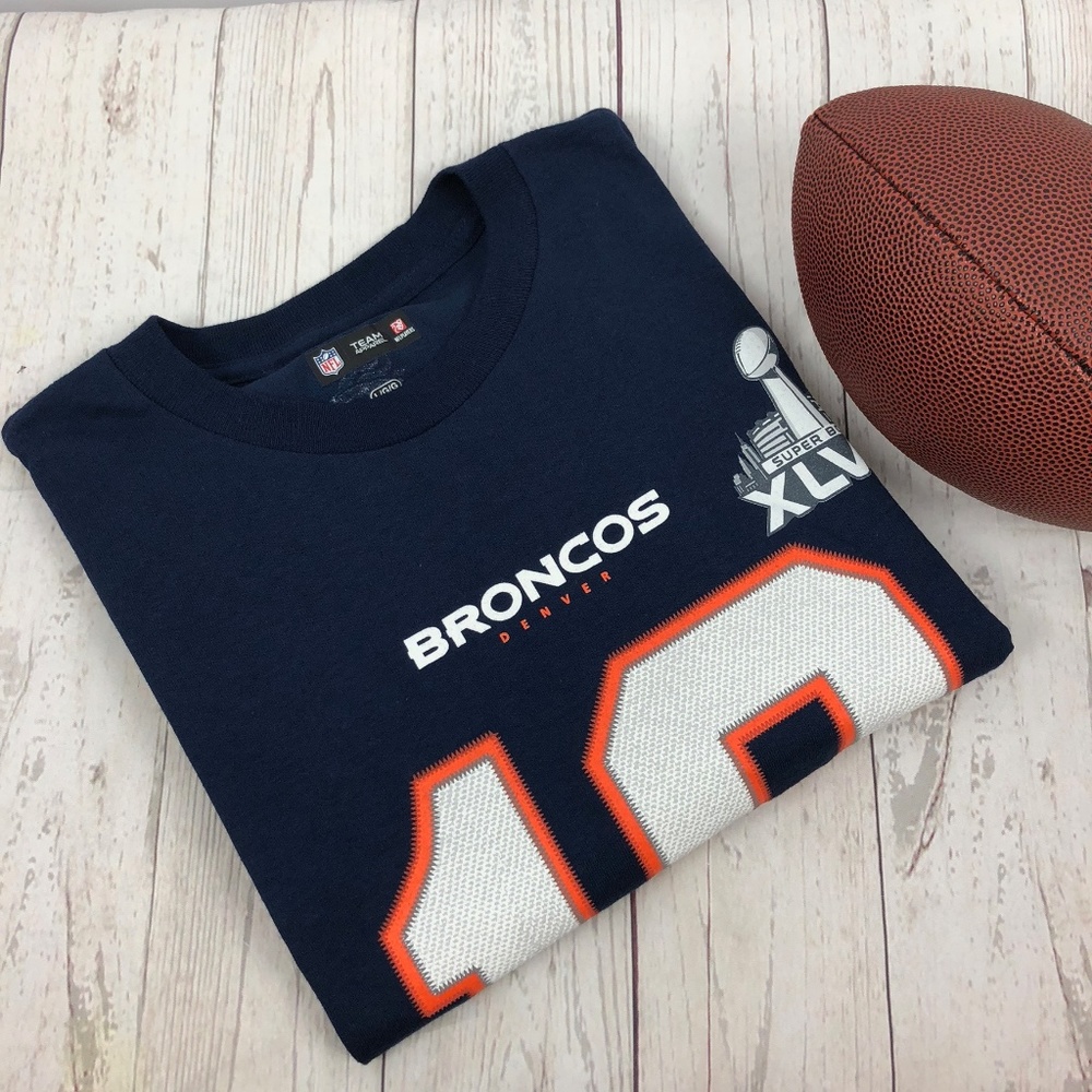 NFL Broncos Manning #18 Short Sleeve T-Shirt Tee